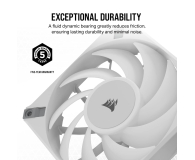 Corsair iCUE AF120 RGB ELITE PWM White 120mm - 1146807 - zdjęcie 8